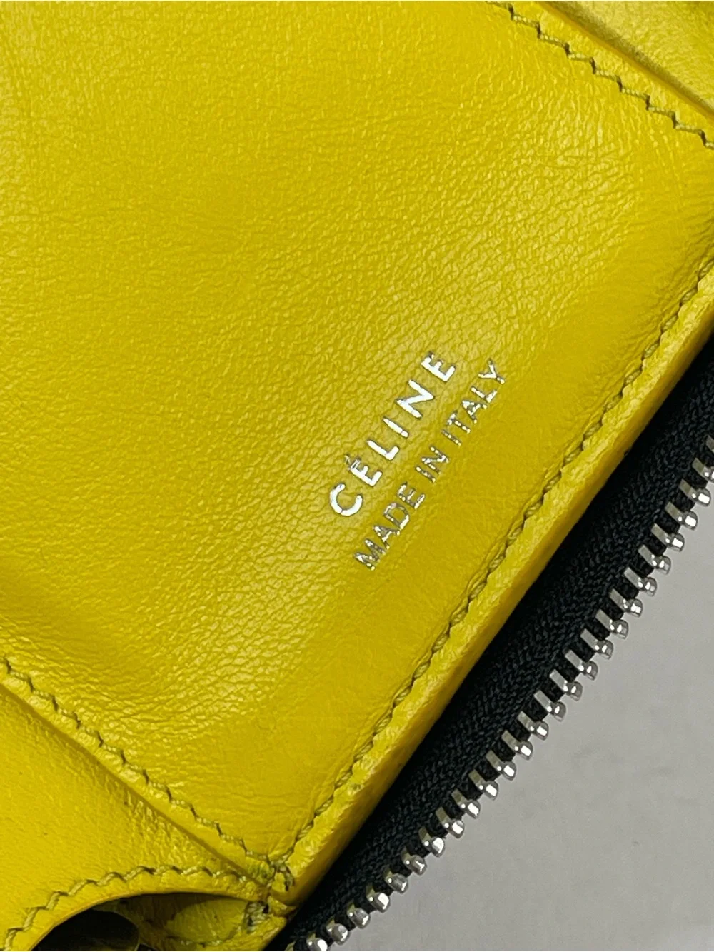 Celine medium zip-around wallet